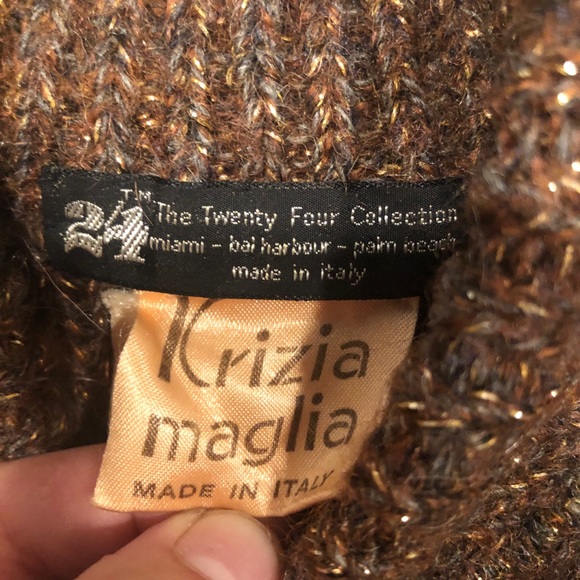 VINTAGE 80s ! Bal Harbour Krizia Maglia cardigan - Picture 4 of 8